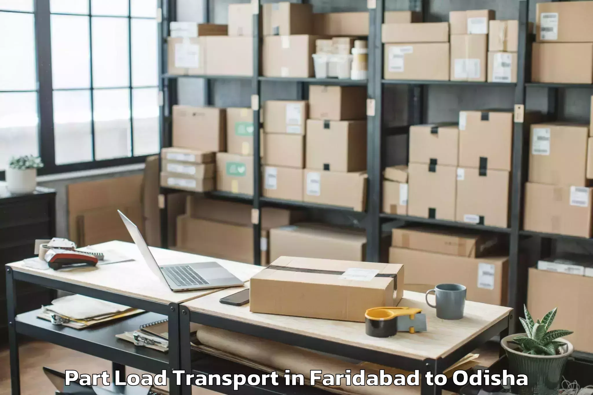 Quality Faridabad to Thuamul Rampur Part Load Transport